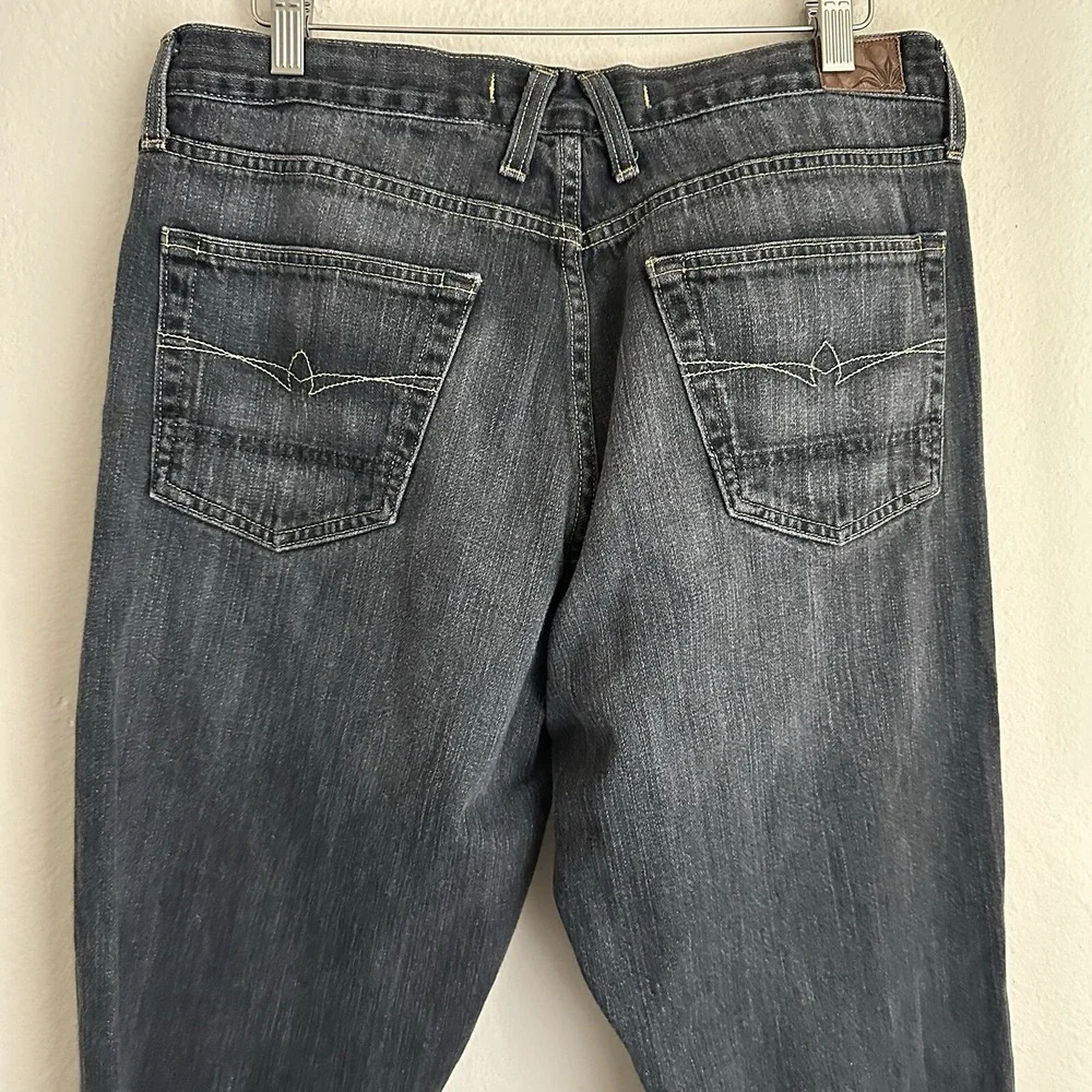 Agave Denim Jeans‎ Mens 36 Black Straight Leg Dark Wash Casual Classic